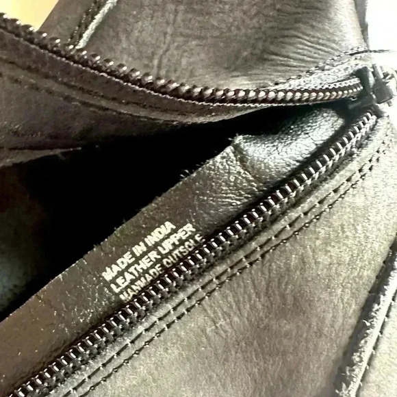 Splendid Crawford Grey Nubuck Leather Ankle Bootie Boot - Picture 9 of 9